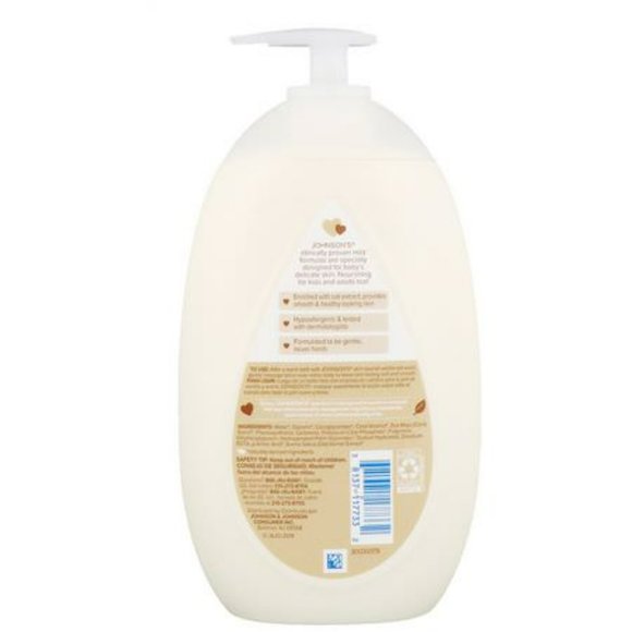 Johnson & Johnson, Skin Nourish, Vanilla Oat Lotion, 16.9 fl oz (500 ml) - Picture 2 of 2